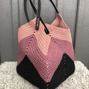 PATTERN - Crocheted bag (English and Swedish)