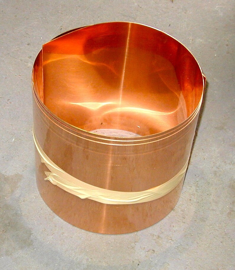 12 x 120 Solid Copper Sheet Metal fabrication arts and crafts metal working weather gains plant box gardening