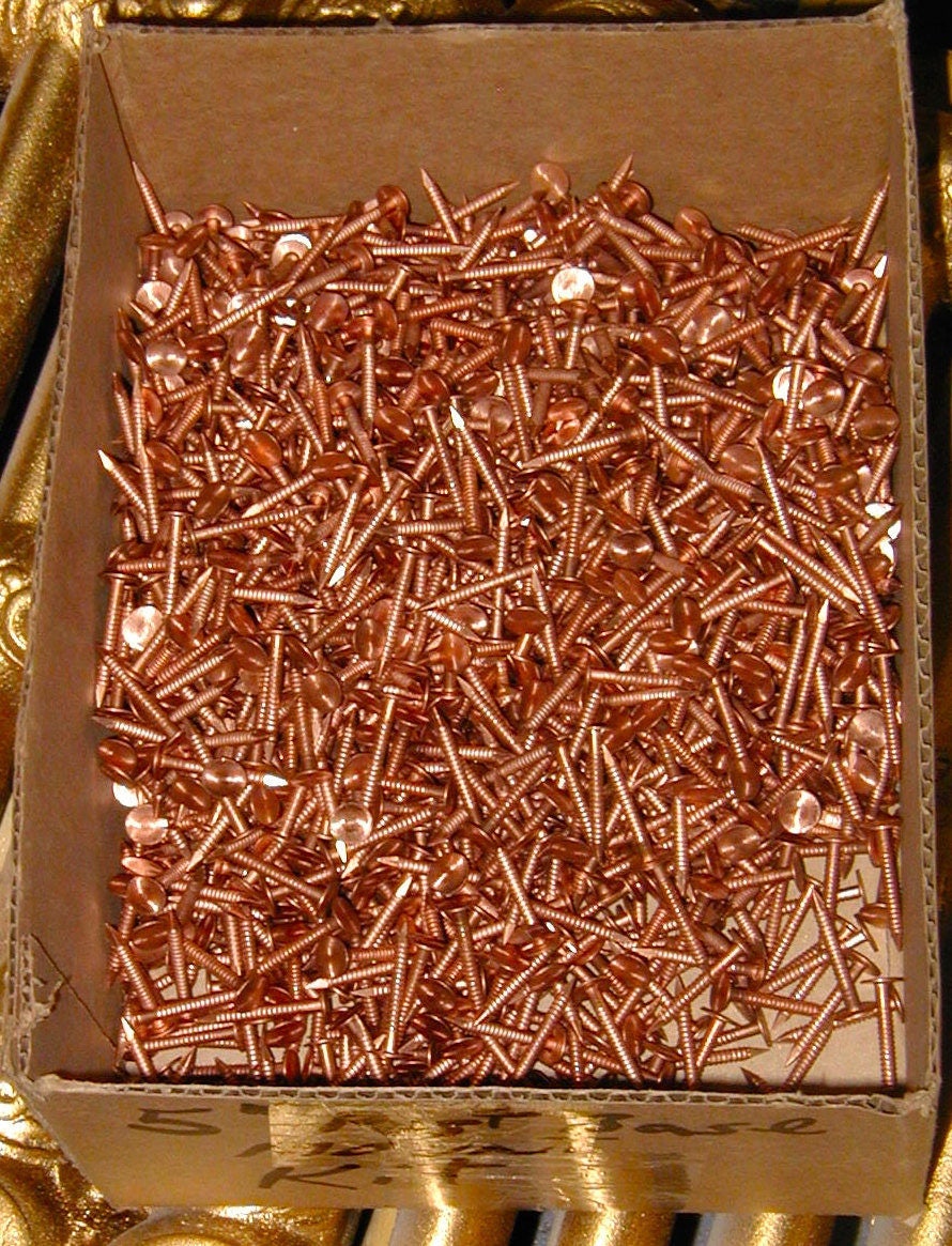 2 inch copper nails solid arts crafts metalworking fabrication Etsy
