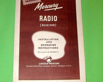 Lincoln mercury | Etsy