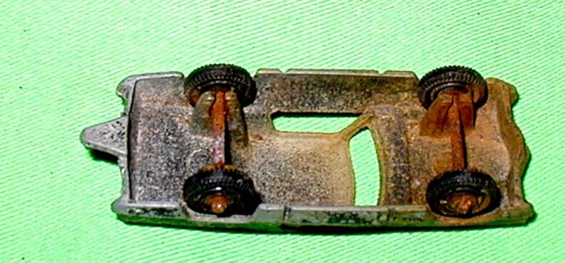 vintage die cast metal vintage toy car