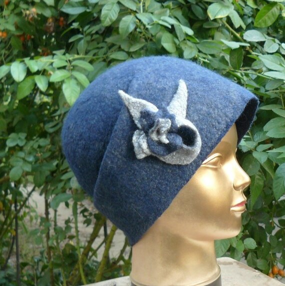 Womens Jewel Brooch Retro Vintage Soft 100/% Wool Cloche Hat Cap Beanie