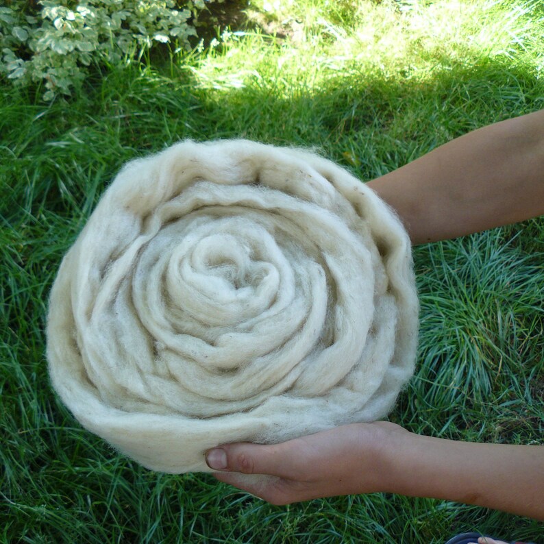 Core Wool Roving for Stuffing & Filling 1 lb Undyed Bulk Wool Etsy