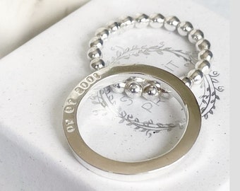 Name or Date personalised silver