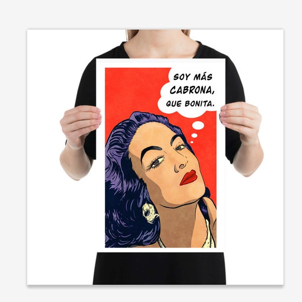 Pop art print Maria Felix