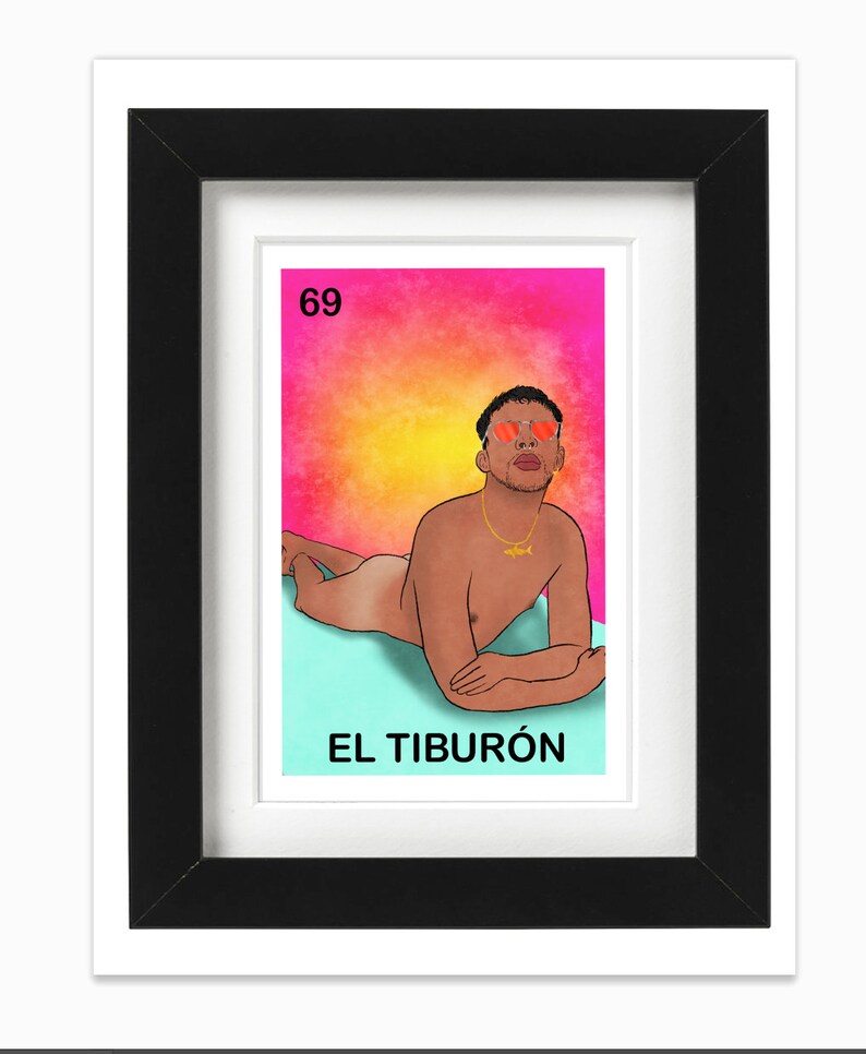 Download Bad Bunny Parody Loteria prints | Etsy