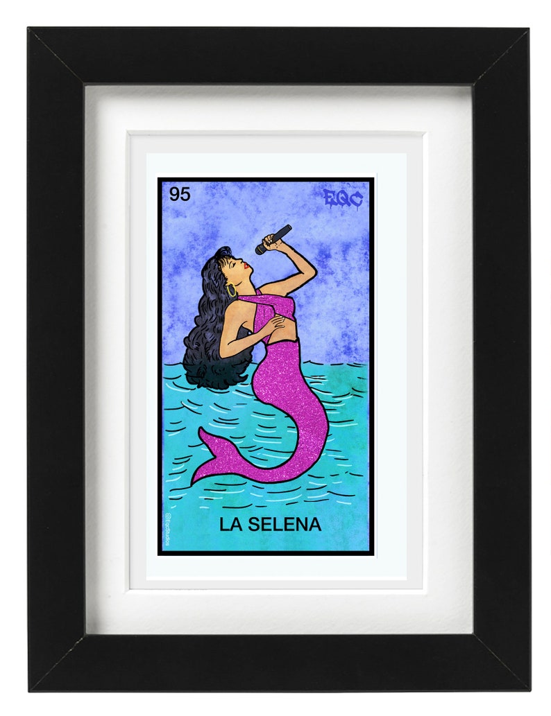 La Selena Parody Loteria Prints Etsy