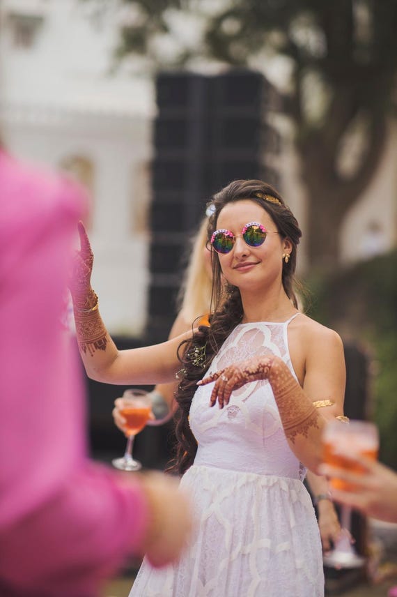 Occhiali per il cuore rosa per feste di addio al nubilato – Oh Yeah! by Partylosophy