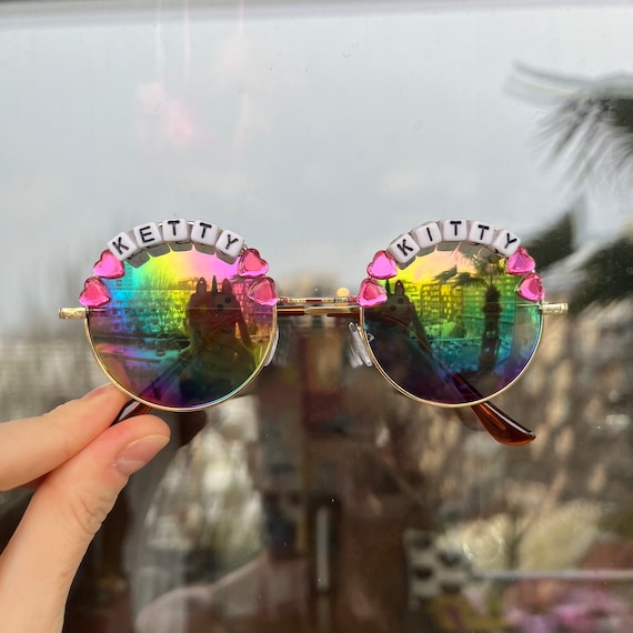 KETTY KITTY Round Colour Festival Sunglasses - Custom Designs Available