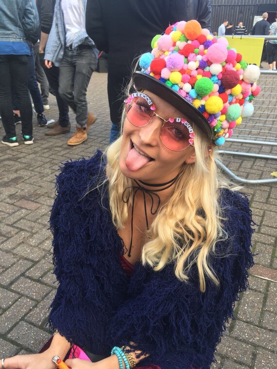 TECHNO <3 T REX Round Colour Tint Festival Sunglasses - Custom Designs Available