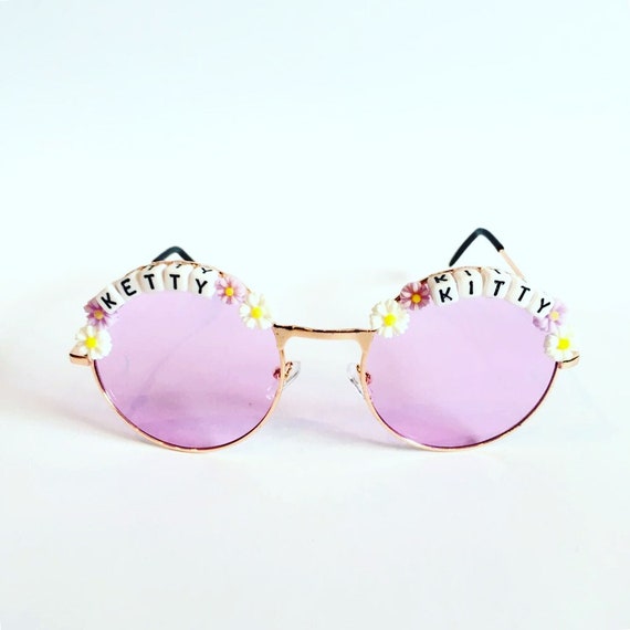KETTY <3 KITTY Round Colour Festival Sunglasses - Custom Designs Available