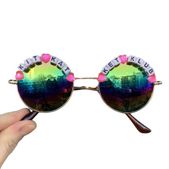 Womens Color Coated Full Metal Frame Color Mirror Heart Shape Sunglass -  sunglass.la