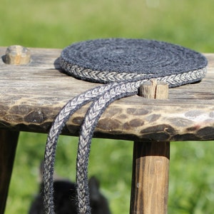 Tablet geweven camerariem, geweven hoofdband, kaartgeweven Viking-riem, middeleeuwse tailleriem, geweven rand.
