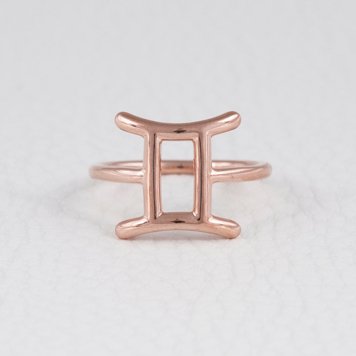 Gemini 14k Gold Zodiac Ring Zodiac Sign Jewelry Rings Etsy