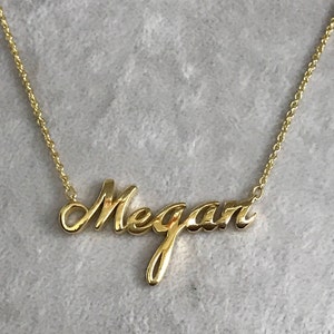 Custom name necklace Personalized name necklace, Dainty name necklace, Name necklace for her, Bridesmaid name necklace, Tiny name necklace image 1