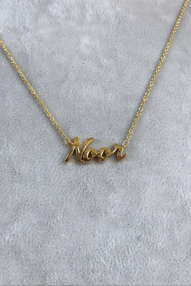 Custom name necklace Personalized name necklace, Dainty name necklace, Name necklace for her, Bridesmaid name necklace, Tiny name necklace image 6