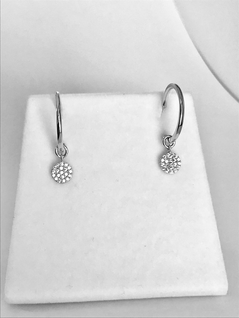 Rose Gold Hoop Earrings for Her Rose Gold Hoop Earrings 14k Etsy