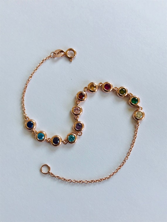 Birthstone on sale tennis bracelet