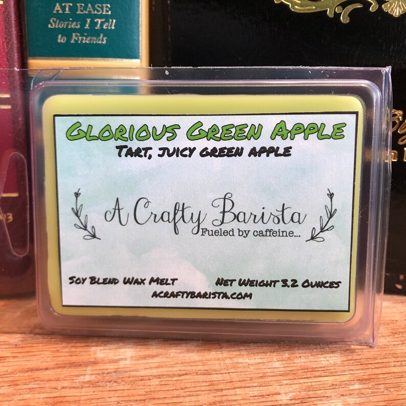 Glorious Green Apple Scented Wax Melt Cubes