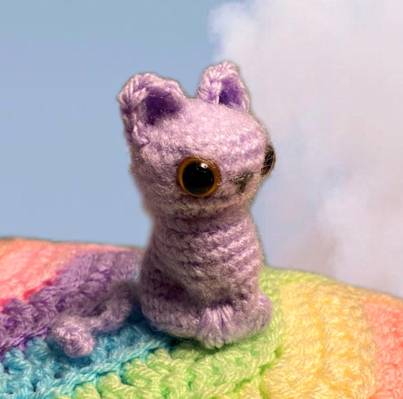 CROCHET MY CAT: bespoke miniature amigurumi toy of your pet image 7