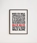 Liverpool Fan - You'll Never Walk Alone - Liverpool Fan Dad Christmas Gift - Lyrics Print - Home Decor - Liverpool Print 