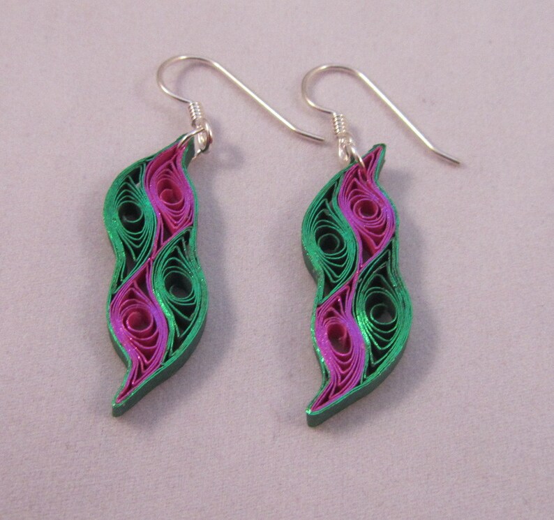 Paper Quilled Earrings Etsy