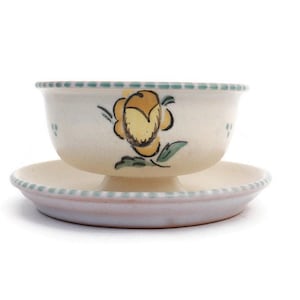 Antique Poole Pottery Carter, Stabler and Adams Small Footed Bowl or Grapefruit Dish 1920&#39;s.