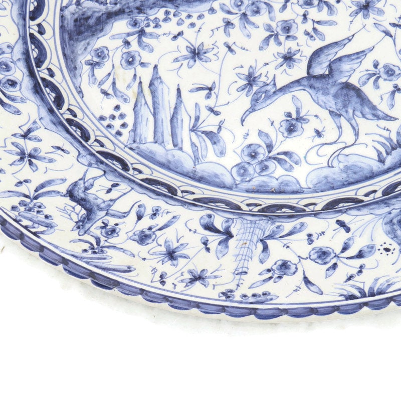 Coimbra Ceramics Handpainted Decorative Wall Plate XVII Century