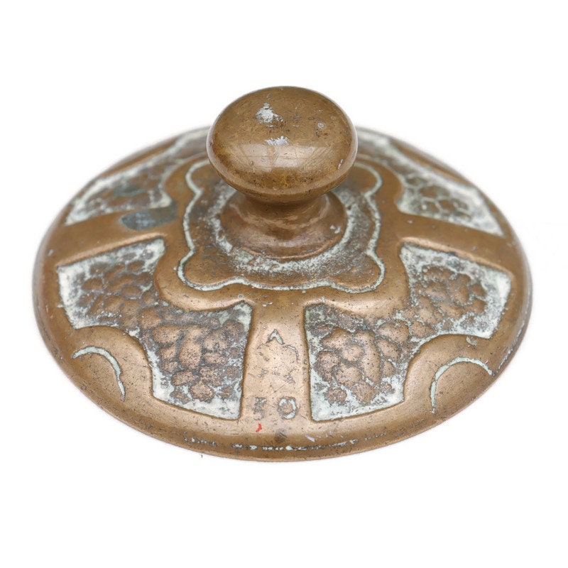 Antique Victorian H.M.S.O Bronze Paperweight . Antique Paperweight.