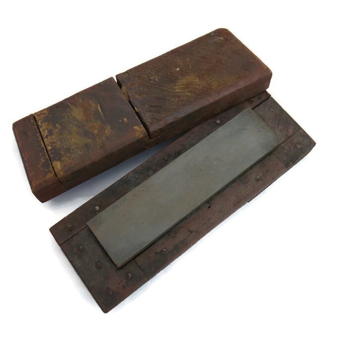 Whetstone Sharpening Stone Primitive Kitchen Tool.Honing Stone