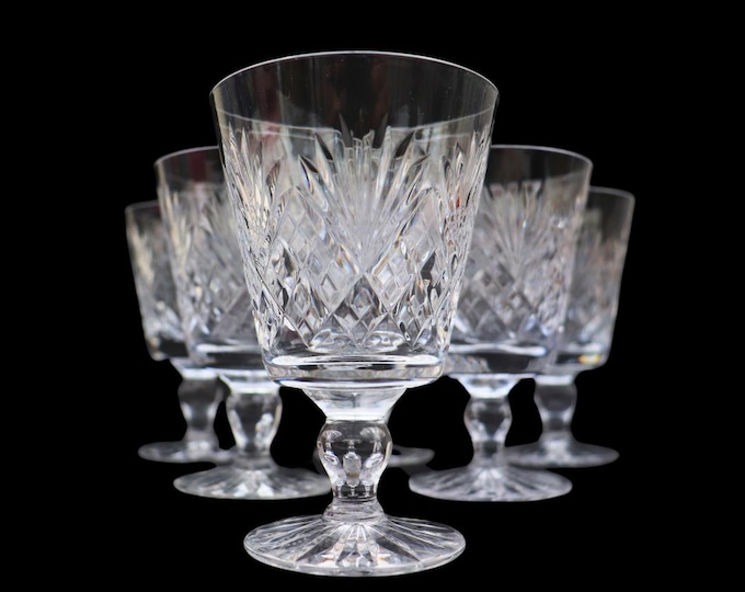 Royal Doulton Juno Crystal Wine Glasses, Set of 6 (4.5'')