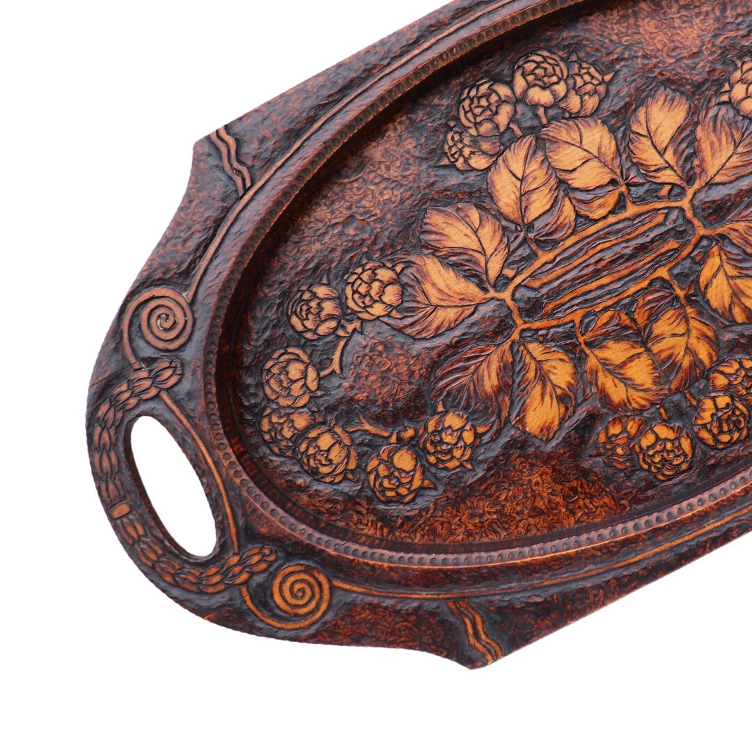Hand Carved Wooden Tray