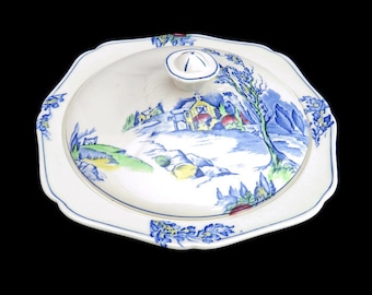 Vintage Tureen Casserole Serving Bowl Dish by H&K Hollinshead and Kirkham 1930&#39;s .