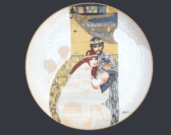 Knowles Decorative Plates Biblical Series '' Bathsheba and Salomon'' 1983 , 80's Decorative Plates Made In USA