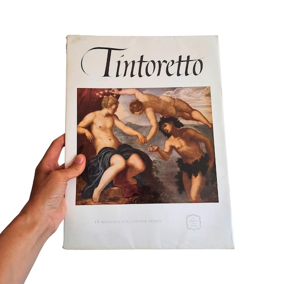 Large Mid Century Tintoretto Express Art Book With 16 Colour Plates