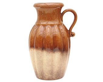Mid Century Scheurich Keramik Design Pattern 492-26, MCM  West Germany Handled Vase