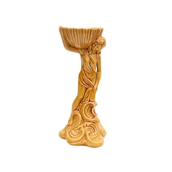 Mid Century Royal Wessex Lady Nimph Figurine, Candy dish Designed by Gordon Bradley, Retro Candy Dish