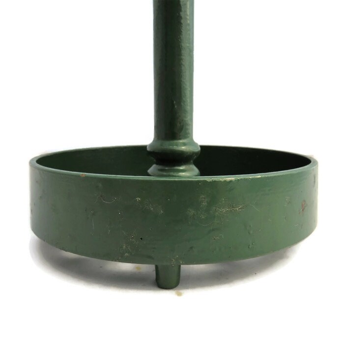 Vintage Cast Iron Spice Rack, Green Metal Spice's Holder, Vintage