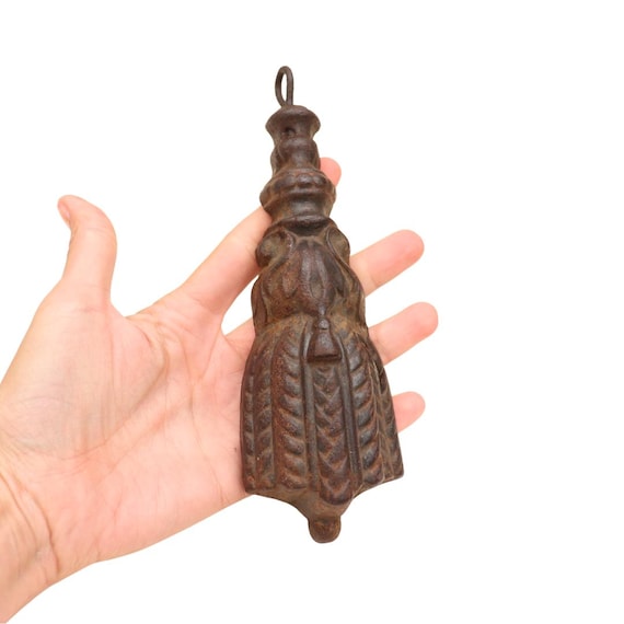 Antique French Cast Iron Tassel Shape Curtain Weight, 19th Century Heavy Curtain Weight, Antique paperweight, Gate Weight