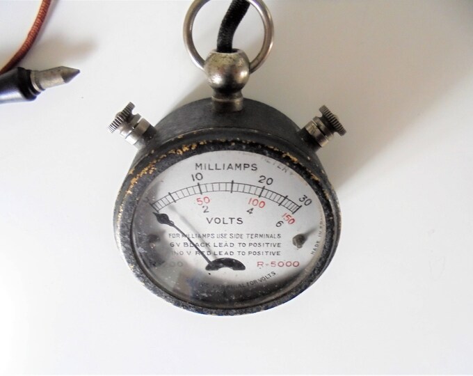 Electric Test Meter. Vintage Electric Test Meter Wates Volt Etsy