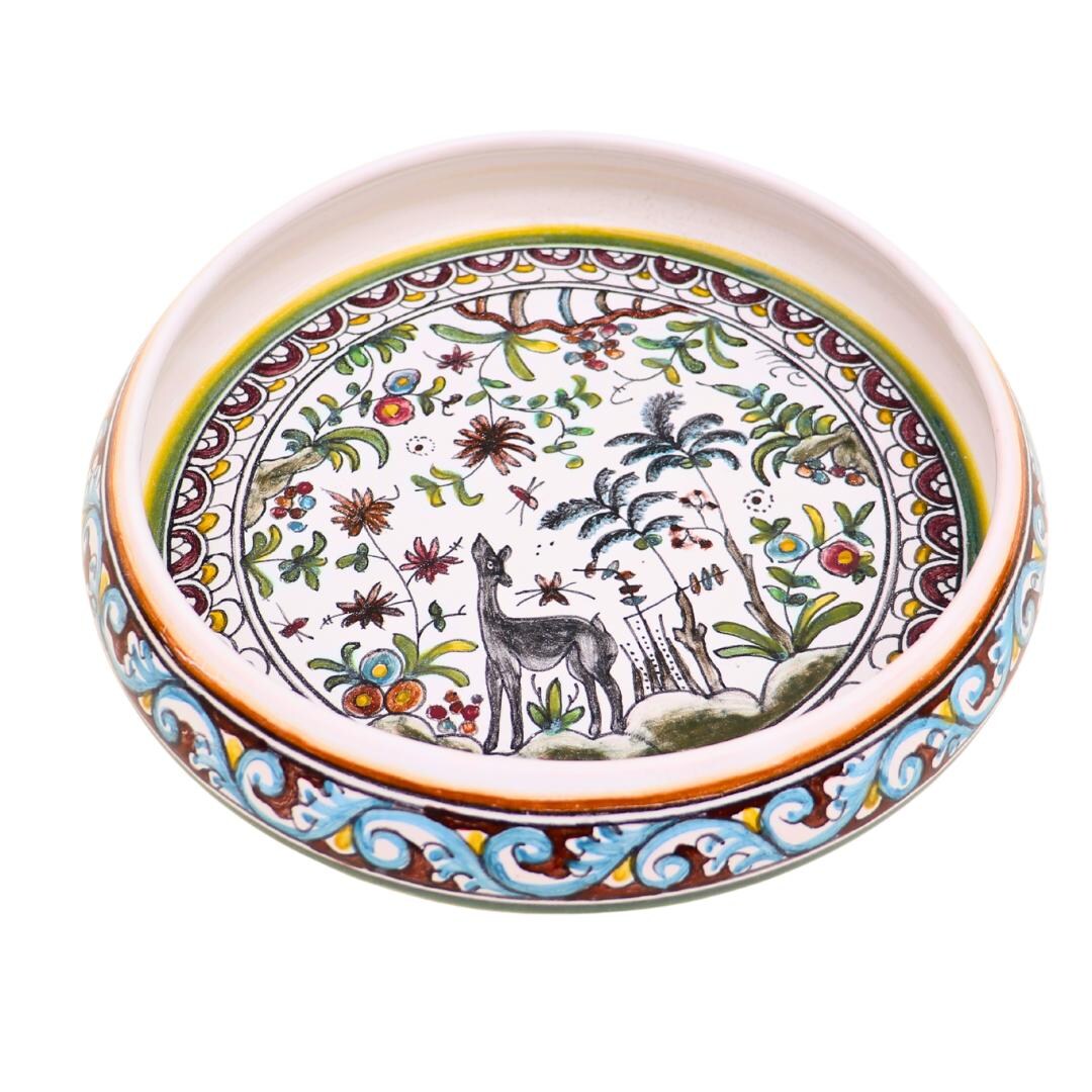 Portuguese Filcer Ceramics Hand-painted Decorative Bowl XVII Century ...