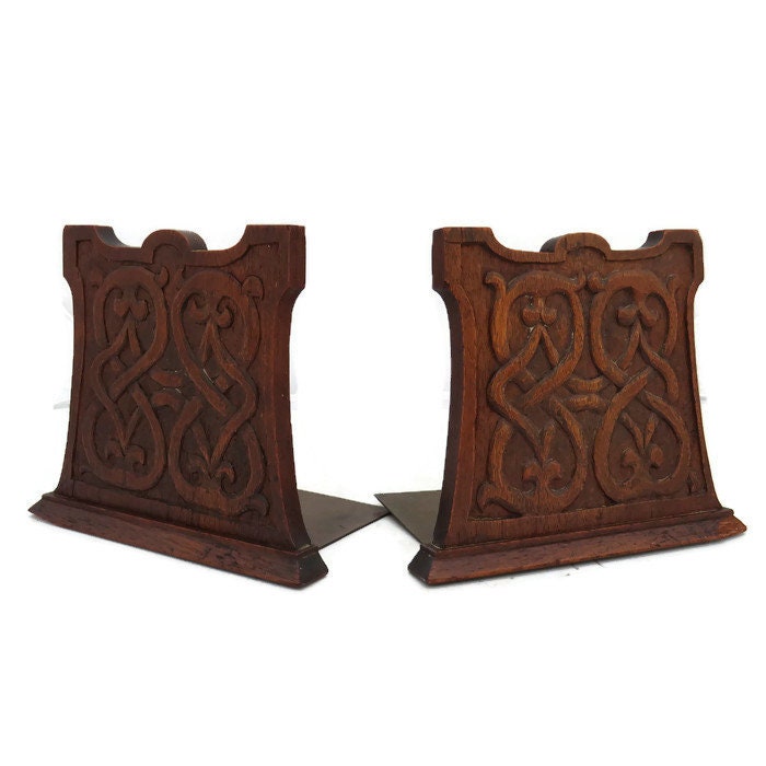 hand carved wooden bookends hand carved wooden bookends
