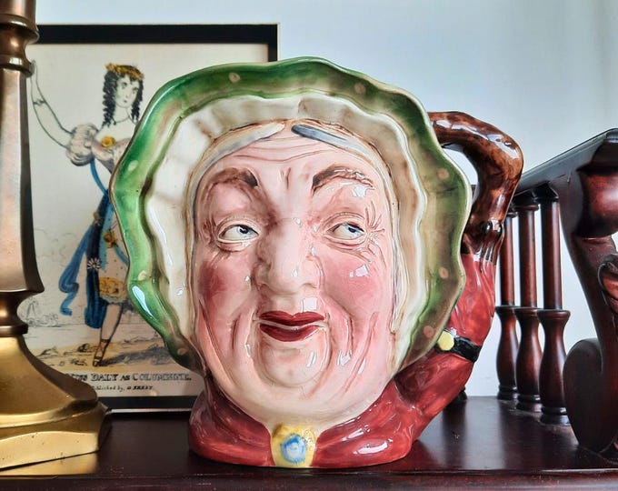 Beswick Sairey Gamp Toby Jug No. 371: Charles Dickens Character Mug