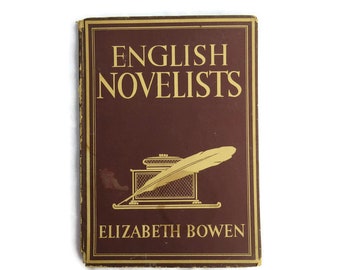 Britain in Pictures - English Novelists - Elizabeth Bowen - 1942.8 Plates in Colour 19 Black and White Illustration.Vintage Book Gift