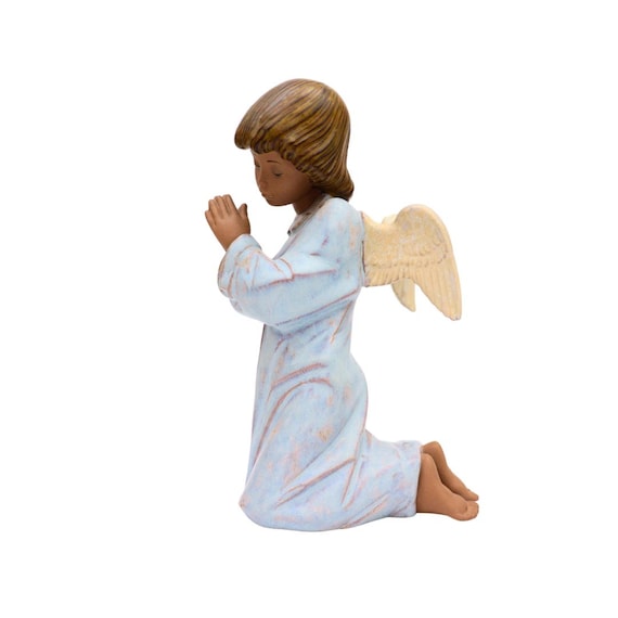 Nao By Lladro Gres Daily Prayers Angel Girl Christmas Figurine H 8'' Tall RARE