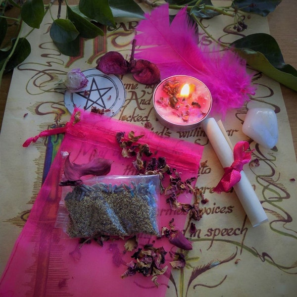 Love Spell Kit   for Romantic or Self Love Witchcraft