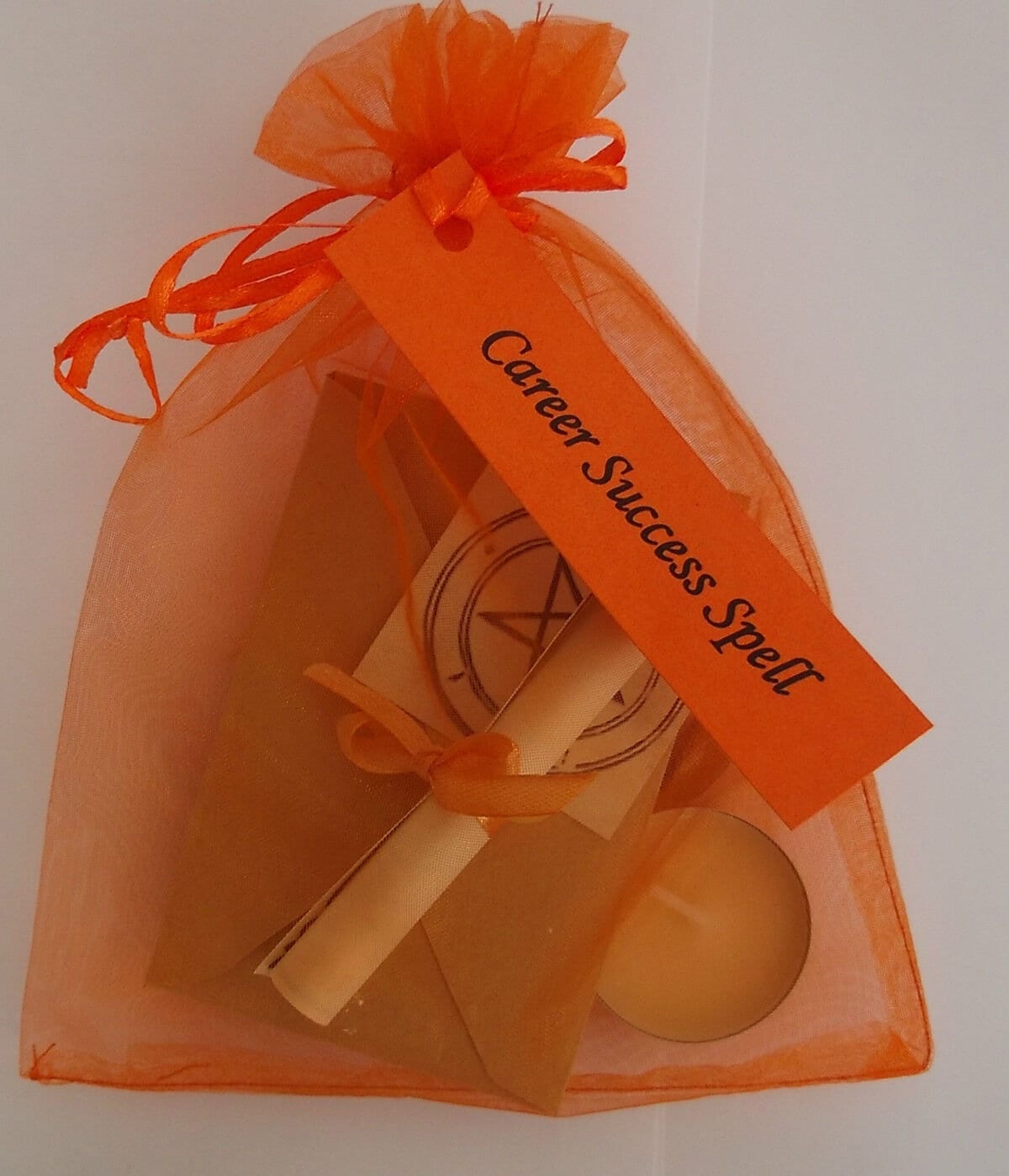 Career Job Interview Success Spell Kit Votive Candle and