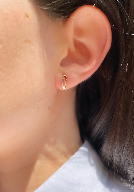 14k gold online safety pin