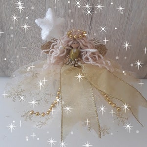 Christmas tree topper angel,fairy,keepsake