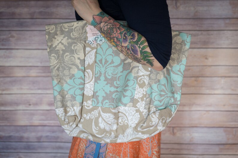 Shopping Tote Luggage Canvas Bag Carry On Purse Tote Bag Handbag Diaper Bag Shopping Bag